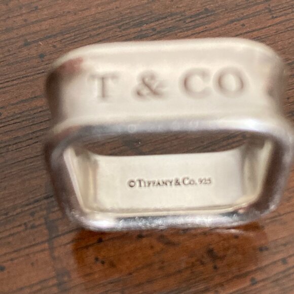 Tiffany & Co. Jewelry - Tiffany & Co - square ring (size 6)  - 925 silver